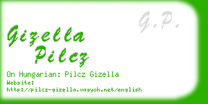 gizella pilcz business card